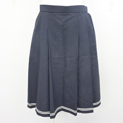 【中古】愛媛県 済美高等学校 女子制服 2点 (セーラー服・スカート) sf098424