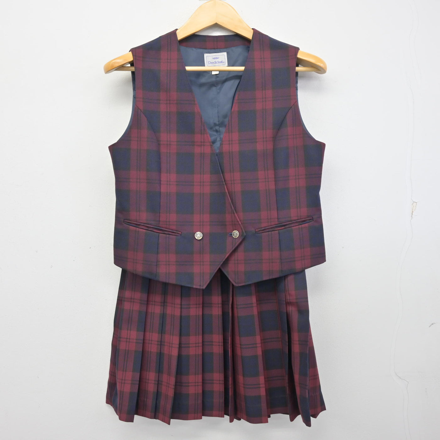 【中古】埼玉県 寄居高等学校 女子制服 3点 (ブレザー・ベスト・スカート) sf098430