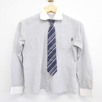 【中古】大分県 日本文理大学附属高等学校 女子制服 3点 (シャツ・スカート) sf098443