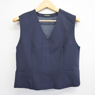 【中古】神奈川県 上和田中学校 女子制服 3点 (ベスト・スカート・スカート) sf098453