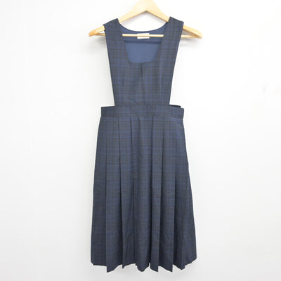 【中古】福岡県 福岡市立東住吉中学校 女子制服 1点 (ジャンパースカート) sf098456