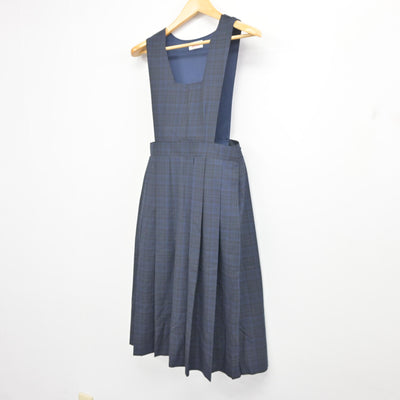 【中古】福岡県 福岡市立東住吉中学校 女子制服 1点 (ジャンパースカート) sf098456