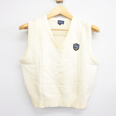 【中古】福岡県 博多女子高等学校 女子制服 2点 (ニットベスト・セーラー服) sf098459