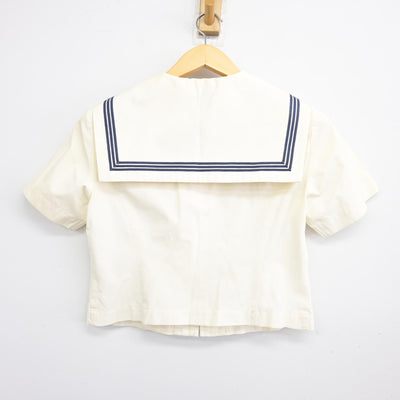 【中古】福岡県 博多女子高等学校 女子制服 2点 (ニットベスト・セーラー服) sf098459