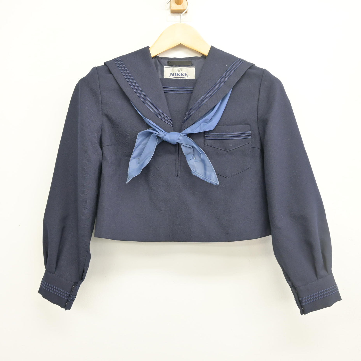 【中古】北海道 北斗市立大野中学校 女子制服 3点 (セーラー服・スカート) sf098472