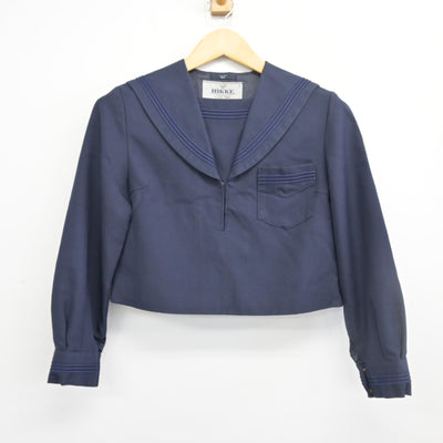 【中古】北海道 北斗市立大野中学校 女子制服 2点 (セーラー服・スカート) sf098473