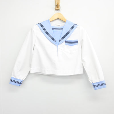 【中古】北海道 北斗市立大野中学校 女子制服 2点 (セーラー服・スカート) sf098475