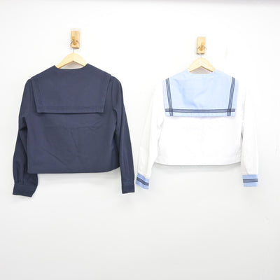 【中古】北海道 北斗市立大野中学校 女子制服 2点 (セーラー服・セーラー服) sf098476