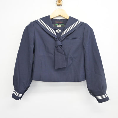 【中古】千葉県 柏第三中学校 女子制服 3点 (セーラー服・ジャンパースカート) sf098483