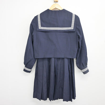 【中古】千葉県 柏第三中学校 女子制服 2点 (セーラー服・ジャンパースカート) sf098484