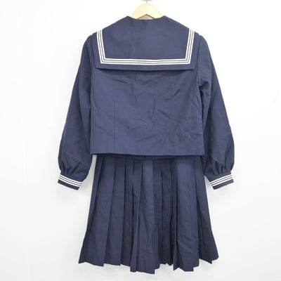 【中古】千葉県 市原市立若葉中学校 女子制服 4点 (セーラー服・スカート) sf098486