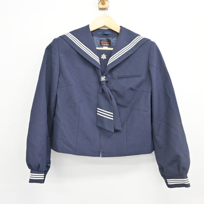 【中古】千葉県 市原市立若葉中学校 女子制服 4点 (セーラー服・スカート) sf098486
