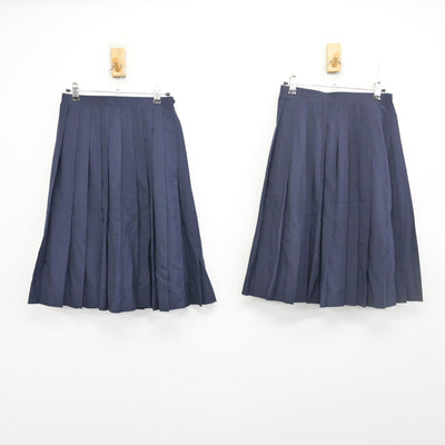 【中古】千葉県 市原市立若葉中学校 女子制服 4点 (セーラー服・スカート) sf098486