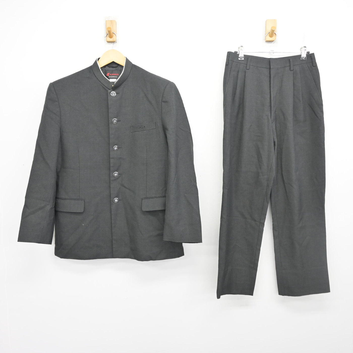 中古】千葉県 京葉高等学校 男子制服 2点 (学ラン・ズボン