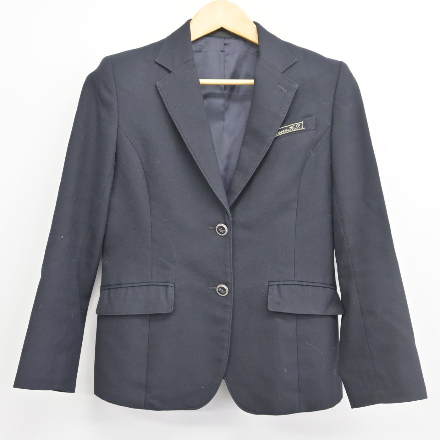 【中古】東京都 上野高等学校 女子制服 3点 (ブレザー・スカート) sf098507
