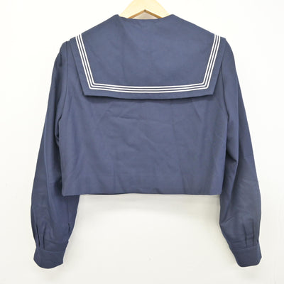 【中古】福岡県 香椎第一中学校 女子制服 2点 (セーラー服・ジャンパースカート) sf098526