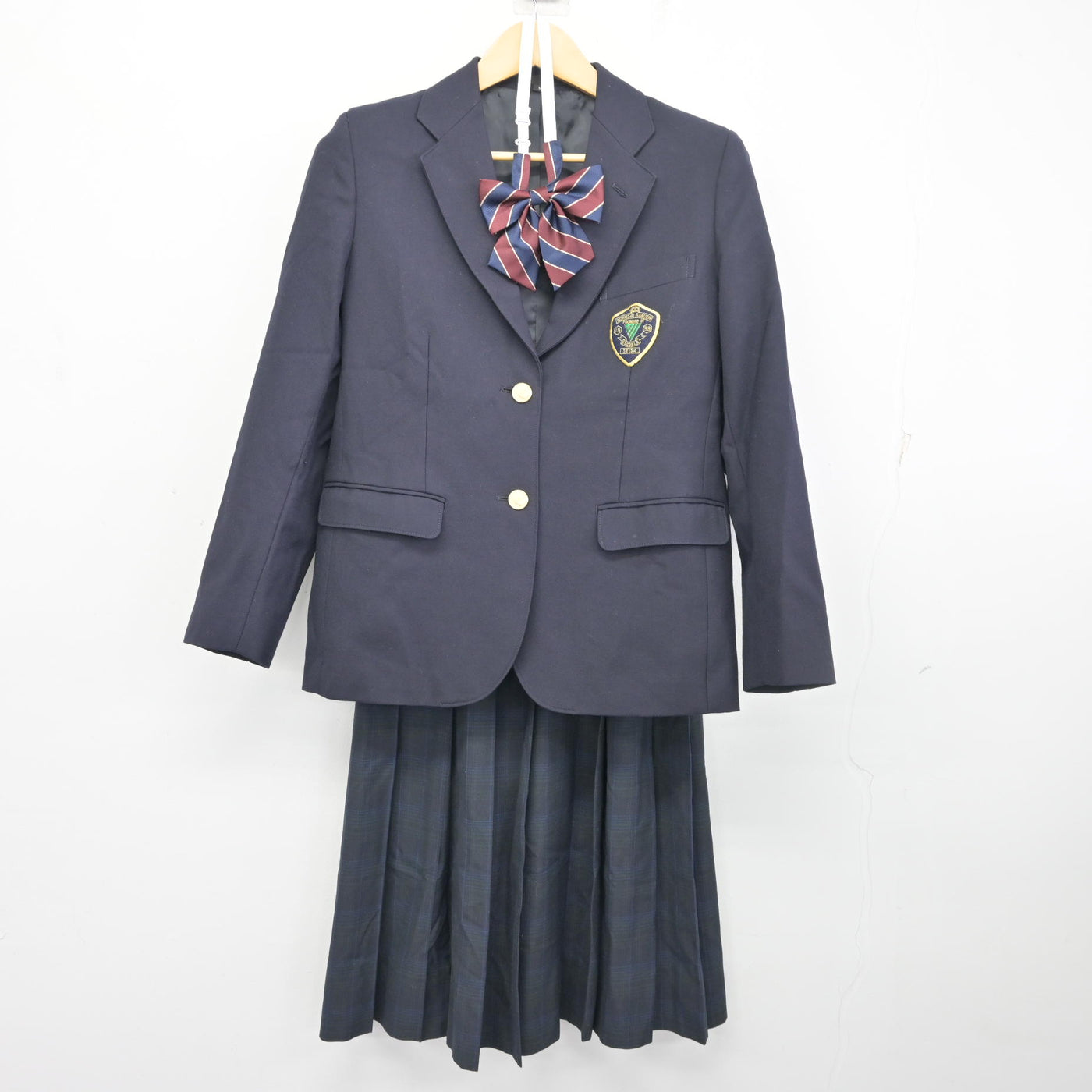 【中古】 星槎国際高等学校 女子制服 4点 (ブレザー・スカート) sf098528