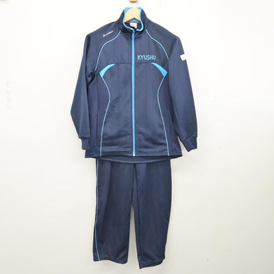 【中古】福岡県 九州産業大学付属九州高等学校 女子制服 2点 (ジャージ 上・ジャージ 下) sf098541