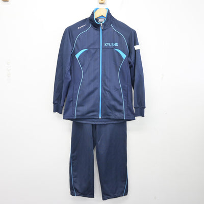 【中古】福岡県 九州産業大学付属九州高等学校 女子制服 2点 (ジャージ 上・ジャージ 下) sf098542