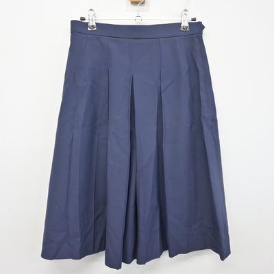 【中古】福島県 磐城桜が丘高等学校 女子制服 2点 (ベスト・スカート) sf098548