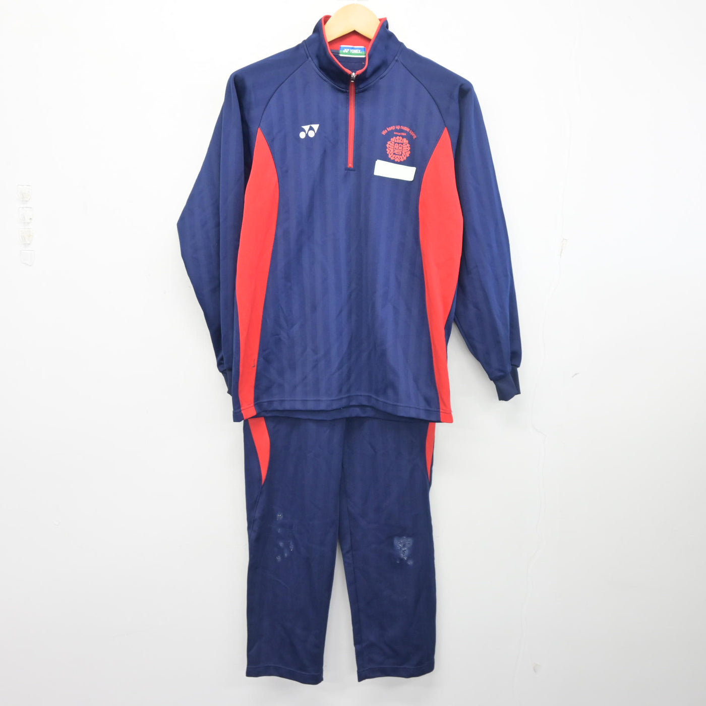 【中古】福島県 磐城桜が丘高等学校 女子制服 2点 (ジャージ 上・ジャージ 下) sf098549
