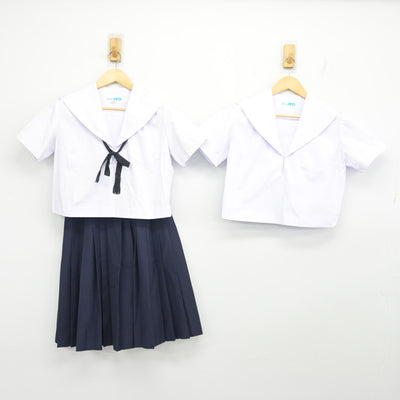 【中古】愛知県 天白中学校/旧制服 女子制服 4点 (セーラー服・スカート) sf098600