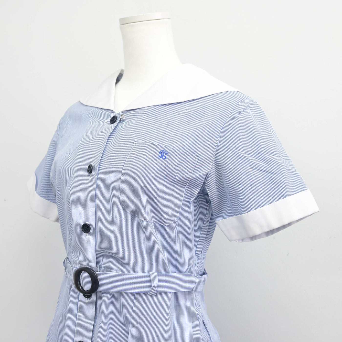 【中古】大阪府 ヴェリタス城星学園高等学校/旧制服 女子制服 1点 (ワンピース) sf098603