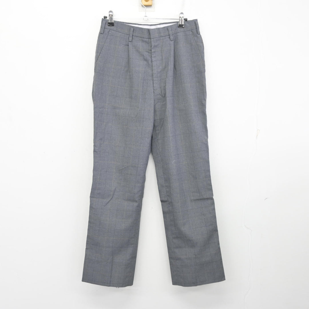 中古】山梨県 山梨学院高等学校 男子制服 2点 (シャツ・ズボン