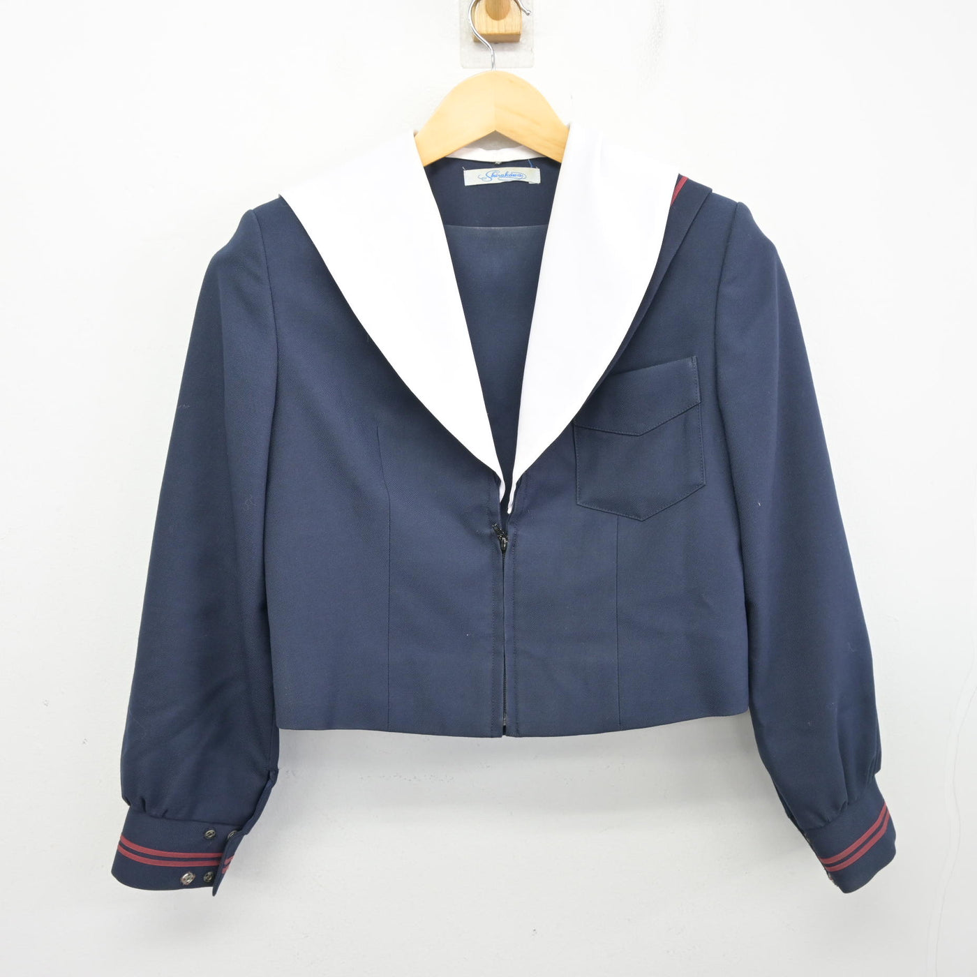 【中古】大阪府 中百舌鳥中学校 女子制服 2点 (セーラー服) sf098624