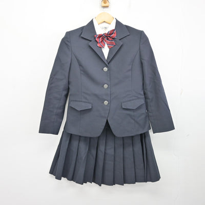 【中古】福岡県 福岡大学附属大濠中学校・高等学校 女子制服 4点 (ブレザー・シャツ・スカート) sf098636