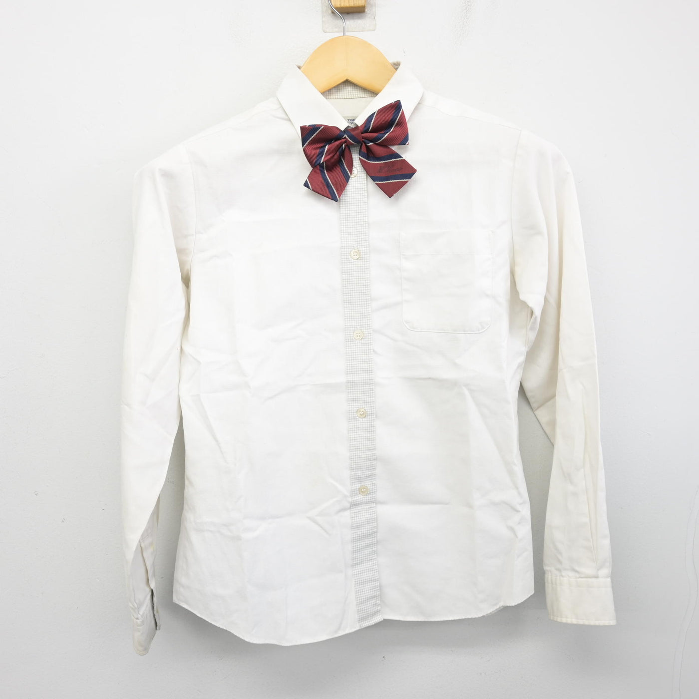 【中古】福岡県 福岡大学附属大濠中学校・高等学校 女子制服 4点 (ブレザー・シャツ・スカート) sf098636