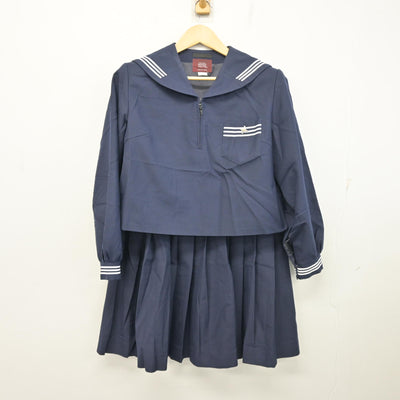 【中古】茨城県 鉾田第二高等学校 女子制服 2点 (セーラー服・スカート) sf098644