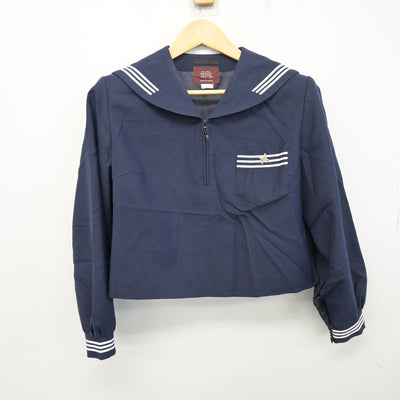 【中古】茨城県 鉾田第二高等学校 女子制服 2点 (セーラー服・スカート) sf098644