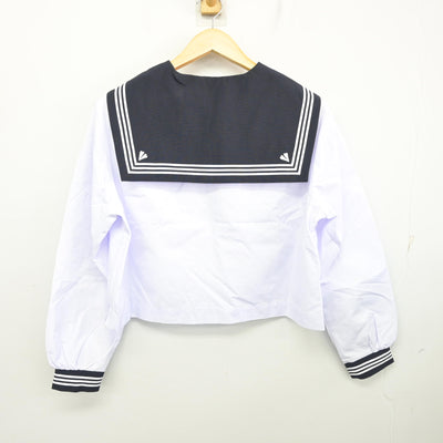 【中古】茨城県 鉾田第二高等学校 女子制服 2点 (ニット・セーラー服) sf098646