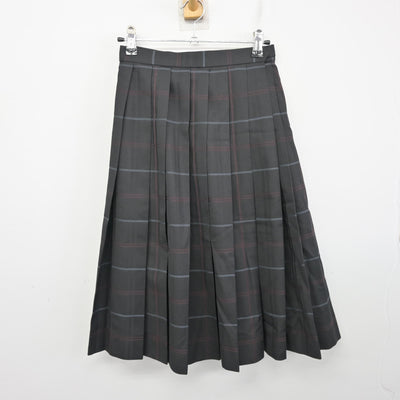 【中古】福岡県 九州産業大学付属九州産業高等学校 女子制服 2点 (ブラウス・スカート) sf098647