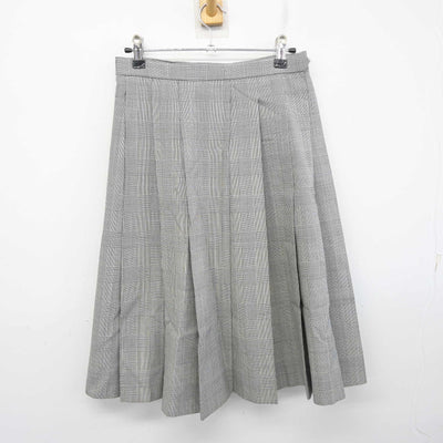【中古】千葉県 千城台高等学校 女子制服 2点 (ベスト・スカート) sf098648