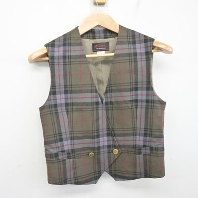 【中古】千葉県 千城台高等学校 女子制服 3点 (ニットベスト・ベスト・シャツ) sf098649