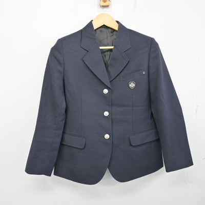 【中古】山形県 高畠高等学校 女子制服 3点 (ブレザー・スカート) sf098653
