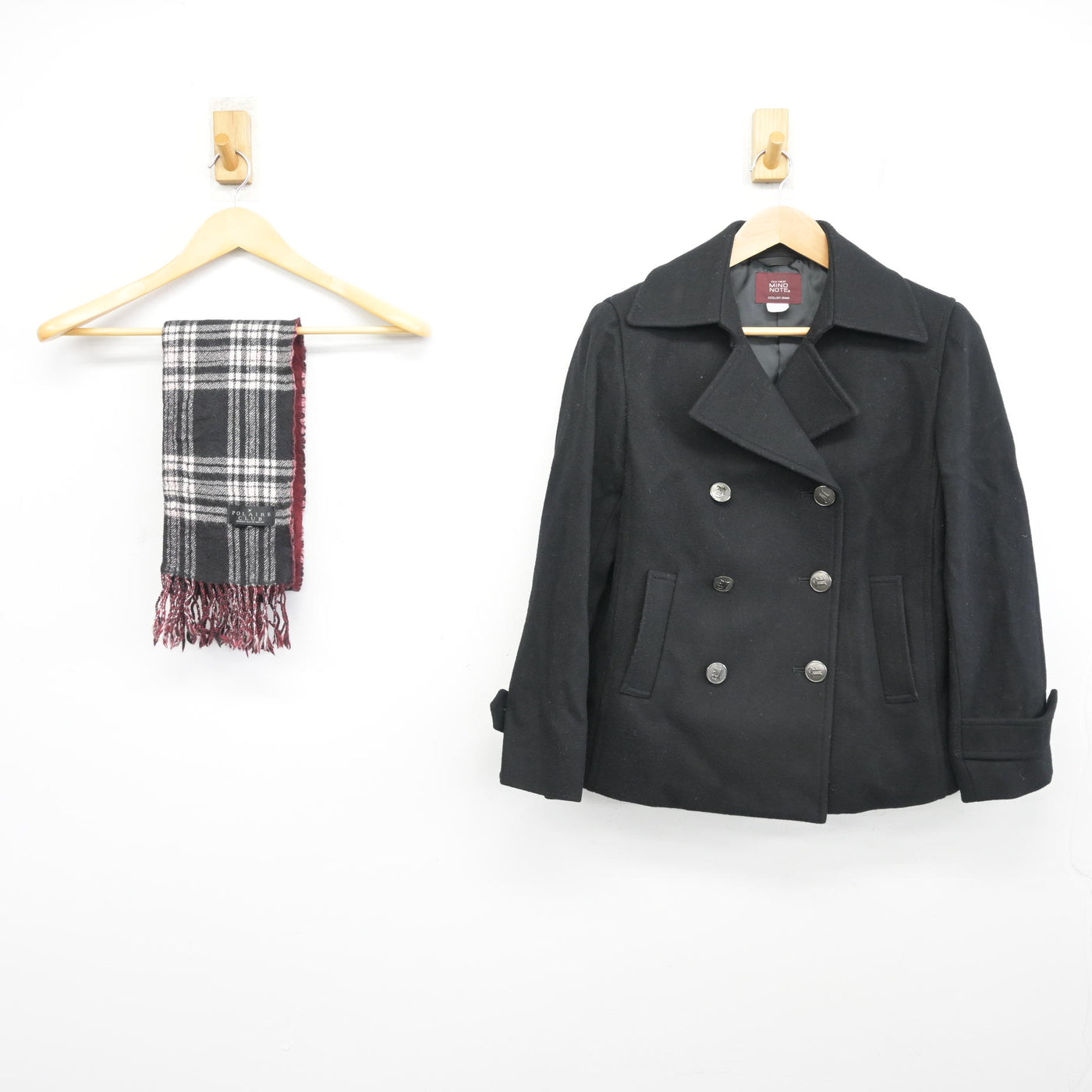【中古】栃木県 宇都宮短期大学附属高等学校 女子制服 2点 (コート) sf098670