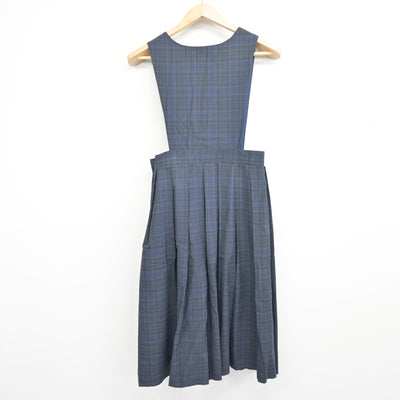 【中古】福岡県 金武中学校 女子制服 1点 (ジャンパースカート) sf098673