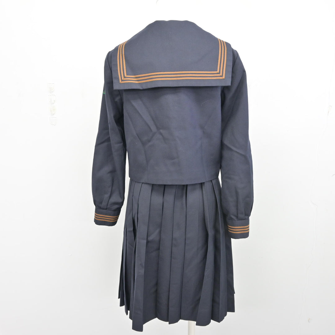 中古】東京都 関東国際高等学校 女子制服 4点 (セーラー服