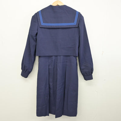 【中古】福岡県 香住丘高等学校 女子制服 2点 (セーラー服・ジャンパースカート) sf098704