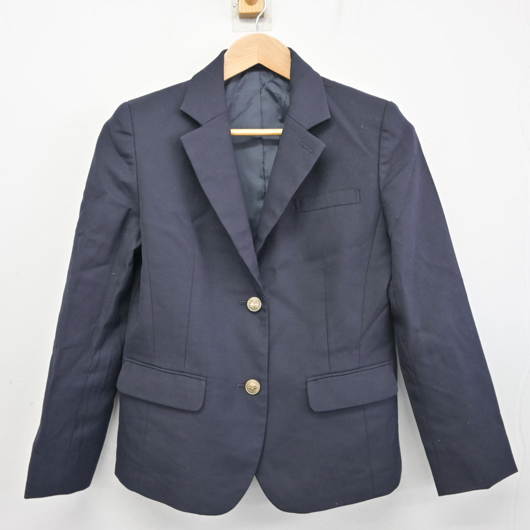 中古】大阪府 箕面自由学園高等学校 女子制服 3点 (ブレザー・スカート