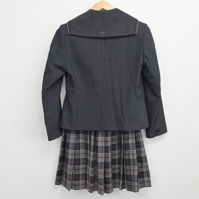 【中古】北海道 札幌光星高等学校 女子制服 4点 (ブレザー・ニットベスト・スカート) sf098755