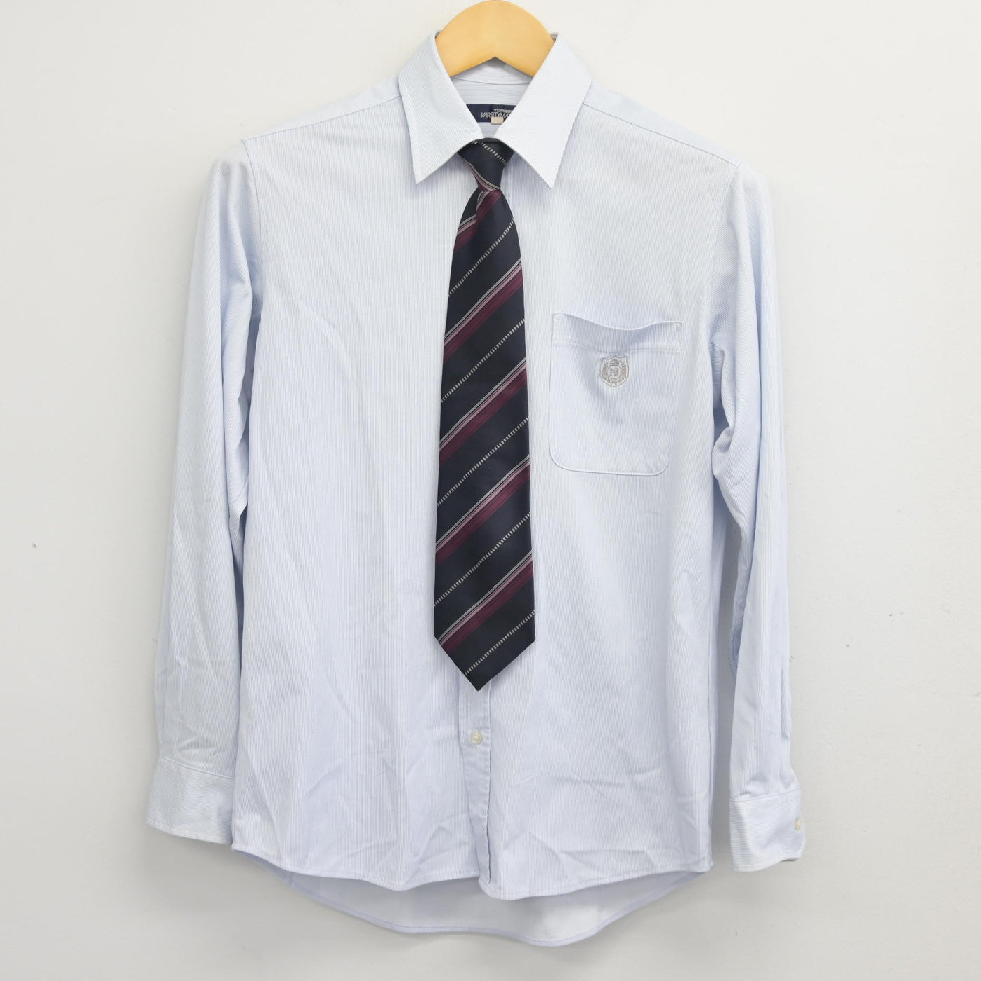 【中古】北海道 札幌英藍高等学校 男子制服 4点 (ブレザー・シャツ・ズボン) sf098756