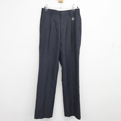 【中古】北海道 札幌英藍高等学校 男子制服 4点 (ブレザー・シャツ・ズボン) sf098756