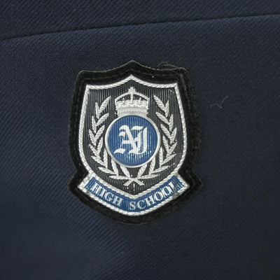 【中古】北海道 札幌英藍高等学校 男子制服 4点 (ブレザー・シャツ・ズボン) sf098756