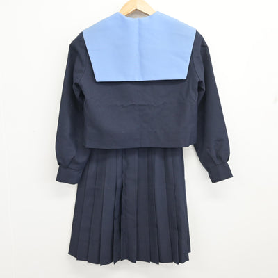 【中古】大阪府 宮山台中学校 女子制服 4点 (セーラー服・スカート) sf098761