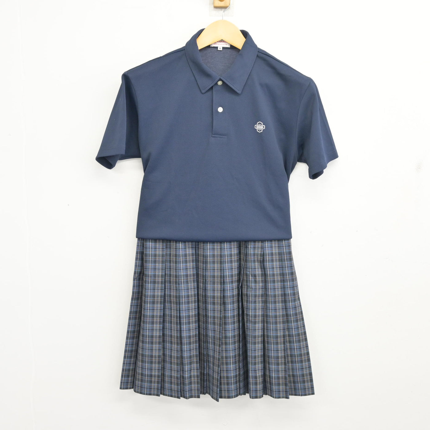 【中古】東京都 尾山台中学校 女子制服 2点 (シャツ・スカート) sf098766