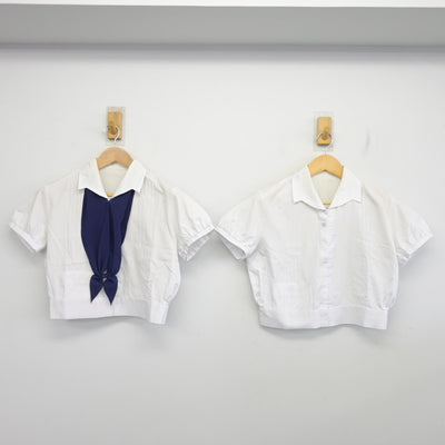 【中古】大阪府 帝塚山学院高等学校 女子制服 4点 (シャツ・スカート) sf098778